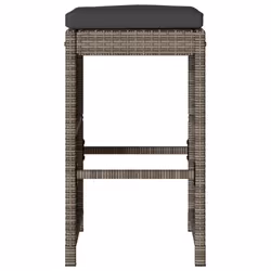 VidaXL 368693 chaise d'extérieur Terrace Siège rembourré Polyuréthane, Acier Gris - Vue supplémentaire 4