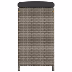 VidaXL 368693 chaise d'extérieur Terrace Siège rembourré Polyuréthane, Acier Gris - Vue supplémentaire 5