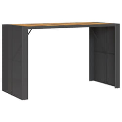 VidaXL 368700 table de jardin Noir