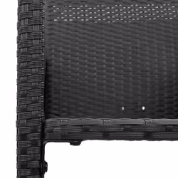 VidaXL 368702 chaise d'extérieur Terrace Siège rembourré Polyuréthane, Acier Noir - Vue supplémentaire 8