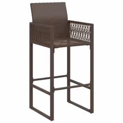 VidaXL 368703 chaise d'extérieur Terrace Siège rembourré Polyuréthane, Acier Marron - Vue supplémentaire 4
