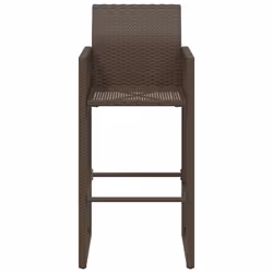 VidaXL 368703 chaise d'extérieur Terrace Siège rembourré Polyuréthane, Acier Marron - Vue supplémentaire 5