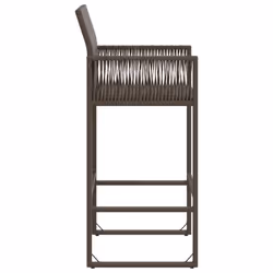 VidaXL 368703 chaise d'extérieur Terrace Siège rembourré Polyuréthane, Acier Marron - Vue supplémentaire 6