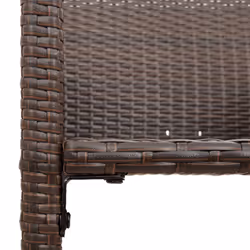 VidaXL 368703 chaise d'extérieur Terrace Siège rembourré Polyuréthane, Acier Marron - Vue supplémentaire 8
