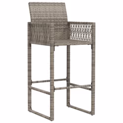 VidaXL 368704 chaise d'extérieur Terrace Siège rembourré Polyuréthane, Acier Gris - Vue supplémentaire 4