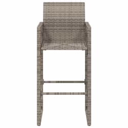 VidaXL 368704 chaise d'extérieur Terrace Siège rembourré Polyuréthane, Acier Gris - Vue supplémentaire 5