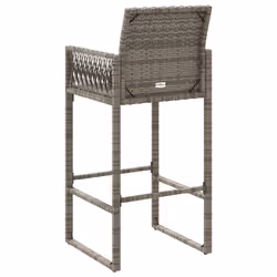 VidaXL 368704 chaise d'extérieur Terrace Siège rembourré Polyuréthane, Acier Gris - Vue supplémentaire 7