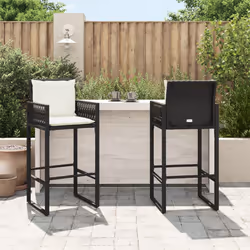 VidaXL 368705 chaise d'extérieur Terrace Siège rembourré Polyuréthane, Acier Crème, Blanc