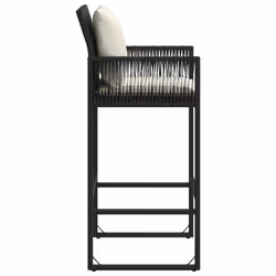 VidaXL 368705 chaise d'extérieur Terrace Siège rembourré Polyuréthane, Acier Crème, Blanc - Vue supplémentaire 6