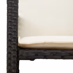 VidaXL 368705 chaise d'extérieur Terrace Siège rembourré Polyuréthane, Acier Crème, Blanc - Vue supplémentaire 8