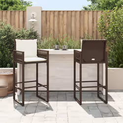 VidaXL 368706 chaise d'extérieur Terrace Siège rembourré Polyuréthane, Acier Crème, Blanc