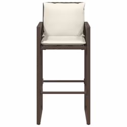 VidaXL 368706 chaise d'extérieur Terrace Siège rembourré Polyuréthane, Acier Crème, Blanc - Vue supplémentaire 5