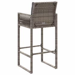 VidaXL 368707 chaise d'extérieur Terrace Siège rembourré Polyuréthane, Acier Gris - Vue supplémentaire 7