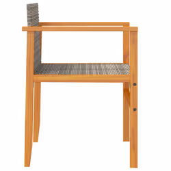 VidaXL 368709 chaise d'extérieur Terrace Bois d'acacia, Polyuréthane, Acier Gris - Vue supplémentaire 6
