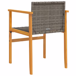 VidaXL 368709 chaise d'extérieur Terrace Bois d'acacia, Polyuréthane, Acier Gris - Vue supplémentaire 7