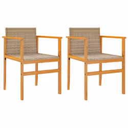 VidaXL 368710, Terrace, Bois d'acacia, Polyuréthane, Acier, Beige, 550 mm, 550 mm, 780 mm