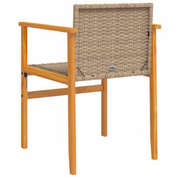 VidaXL 368710 chaise d'extérieur Terrace Bois d'acacia, Polyuréthane, Acier Beige - Vue supplémentaire 7