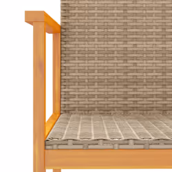 VidaXL 368710 chaise d'extérieur Terrace Bois d'acacia, Polyuréthane, Acier Beige - Vue supplémentaire 8