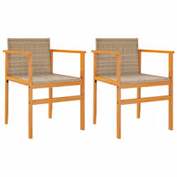 VidaXL 368713, Terrace, Siège rembourré, Bois d'acacia, Polyuréthane, Acier, Crème, Blanc, 550 mm, 550 mm