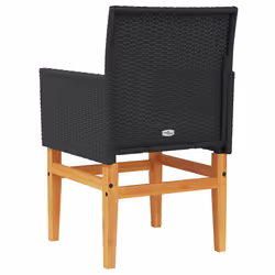 VidaXL 368714 chaise d'extérieur Terrace Siège rembourré Bois d'acacia, Polyuréthane, Acier Crème, Blanc - Vue supplémentaire 7