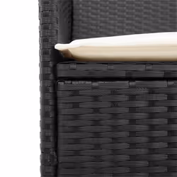 VidaXL 368717 chaise d'extérieur Terrace Siège rembourré Bois d'acacia, Polyuréthane, Acier Crème, Blanc - Vue supplémentaire 8