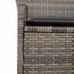 VidaXL 368718 chaise d'extérieur Terrace Siège rembourré Bois d'acacia, Polyuréthane, Acier Gris - Vue supplémentaire 8