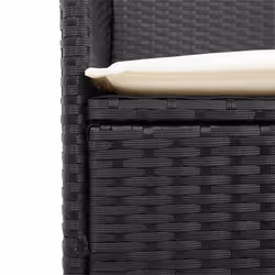VidaXL 368720 chaise d'extérieur Terrace Siège rembourré Bois d'acacia, Polyuréthane, Acier Crème, Blanc - Vue supplémentaire 8