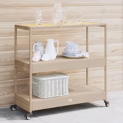 Avec un grand espace de rangement, ce chariot de bar est indispensable pour les fêtes et le rangement à la maison ! Matériau  ...