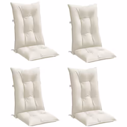 Donnez à votre espace de vie extérieur un nouveau look avec ces confortables coussins de chaise à dossier haut en un instant  ...