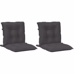 Donnez à votre espace de vie extérieur un nouveau look en un instant avec ces confortables coussins de chaise à dossier bas ! ...