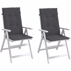 Donnez à votre espace de vie extérieur un nouveau look avec ces confortables coussins de chaise à dossier haut en un instant ...