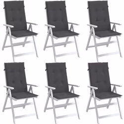Donnez à votre espace de vie extérieur un nouveau look avec ces confortables coussins de chaise à dossier haut en un instant  ...