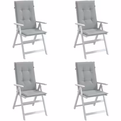 Donnez à votre espace de vie extérieur un nouveau look avec ces confortables coussins de chaise à dossier haut en un instant  ...