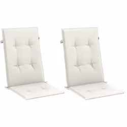 Donnez à votre espace de vie extérieur un nouveau look avec ces confortables coussins de chaise à dossier haut en un instant  ...