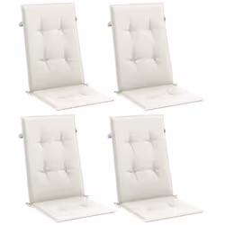 Donnez à votre espace de vie extérieur un nouveau look avec ces confortables coussins de chaise à dossier haut en un instant  ...