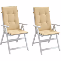 Donnez à votre espace de vie extérieur un nouveau look avec ces confortables coussins de chaise à dossier haut en un instant ...