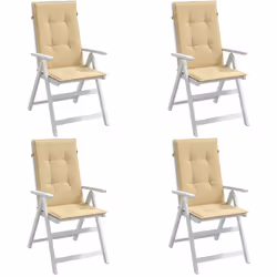 Donnez à votre espace de vie extérieur un nouveau look avec ces confortables coussins de chaise à dossier haut en un instant  ...