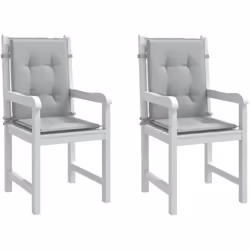 Donnez à votre espace de vie extérieur un nouveau look en un instant avec ces confortables coussins de chaise à dossier bas ! ...