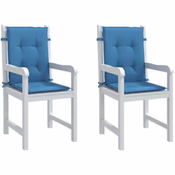Donnez à votre espace de vie extérieur un nouveau look en un instant avec ces confortables coussins de chaise à dossier bas ! ...
