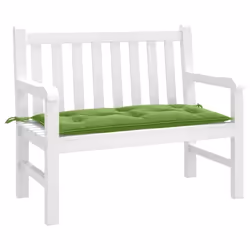 vidaXL Coussin de banc de jardin vert mélangé 100x50x7 cm tissu