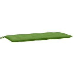 vidaXL Coussin de banc de jardin vert mélangé 120x50x7 cm tissu