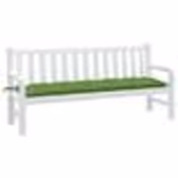 vidaXL Coussin de banc de jardin vert mélangé 180x50x7 cm tissu