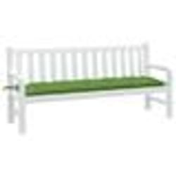 vidaXL Coussin de banc de jardin vert mélangé 180x50x7 cm tissu