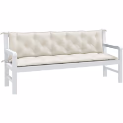 Donnez instantanément un nouveau look à votre maison avec ces coussins de banc de jardin ! Tissu durable : le polyester est u ...