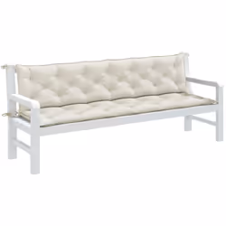 Donnez instantanément un nouveau look à votre maison avec ces coussins de banc de jardin ! Tissu durable : le polyester est u ...