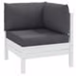 vidaXL Coussins de palette lot de 3 anthracite mélangé tissu