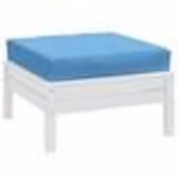 vidaXL Coussin de palette bleu mélangé 60x60x9,5 cm tissu