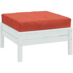 Coussin de palette rouge mélangé 60x60x9,5 cm tissu Vidaxl