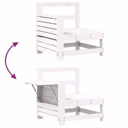 VidaXL 844879 banc de jardin Bois - Vue supplémentaire 7