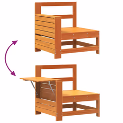 VidaXL 844880 banc de jardin Bois - Vue supplémentaire 7
